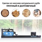 Водный гребной тренажер DFC RUNOW Black Wood