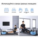 Водный гребной тренажер DFC RUNOW Black Wood