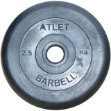 Диск обрезиненный BARBELL ATLET, 2.5 кг, 31 мм