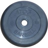 Диск обрезиненный BARBELL ATLET, 5 кг, 31 мм