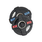 Диск олимпийский обрезиненный с двумя хватами, 2.5 кг
