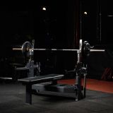 Скамья-стойка домкратная для жима лежа со страховочными упорами Olimpic Bench