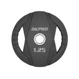 Диск олимпийский обрезиненный OKPRO, 1.25 кг