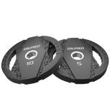 Диск олимпийский обрезиненный OKPRO, 10 кг