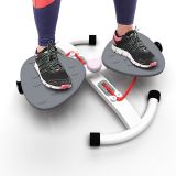 Фитнес платформа/горнолыжный тренажёр DFC "Twister Bow" с эспандерами