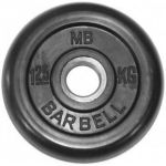 Диск обрезиненный BARBELL MB металлическая втулка, 1.25 кг, 31 мм