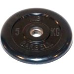 Диск обрезиненный BARBELL MB металлическая втулка, 5 кг, 26 мм