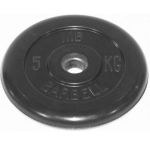 Диск обрезиненный BARBELL MB металлическая втулка, 5 кг, 31 мм