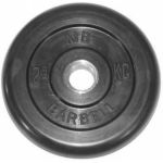 Диск обрезиненный BARBELL MB металлическая втулка, 2.5 кг, 51 мм