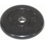 Диск обрезиненный BARBELL MB металлическая втулка, 5 кг, 51 мм