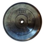 Диск обрезиненный BARBELL ATLET 25 кг, 26 мм