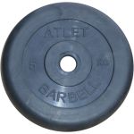 Диск обрезиненный BARBELL ATLET, 5 кг, 26 мм