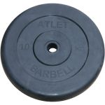 Диск обрезиненный BARBELL ATLET, 10 кг, 31 мм