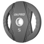 Диск олимпийский обрезиненный OKPRO, 5 кг