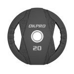 Диск олимпийский обрезиненный OKPRO, 20 кг