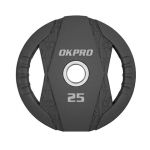 Диск олимпийский обрезиненный OKPRO, 25 кг